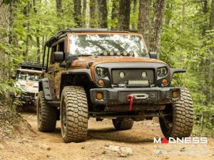 Jeep Wrangler JK/JKU Spartacus Stubby Bumper - Black